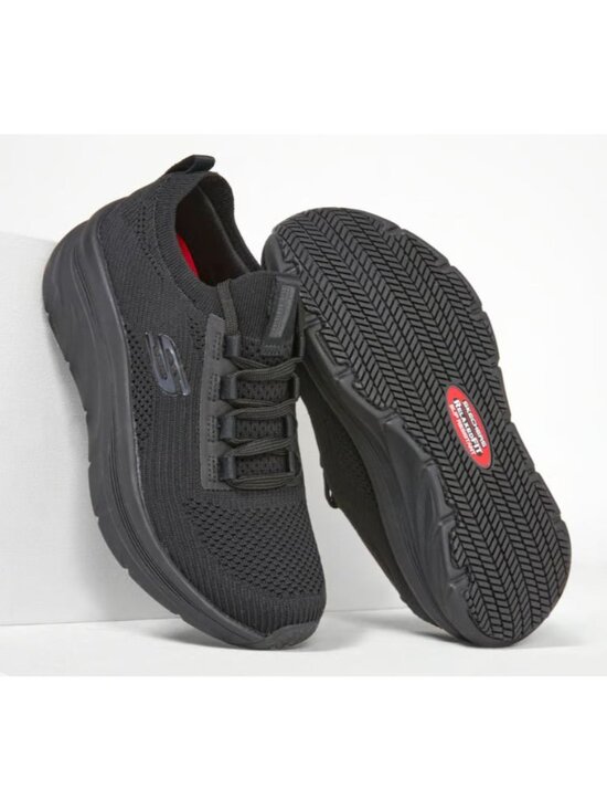 NWB Sketchers Footwear Sneaker D'Lux Walker SR Ozema Black Size US 5.5 $95 [jb] - Picture 4 of 16